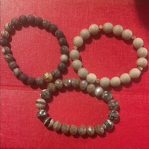 Elegant Beaded Bracelet Set
